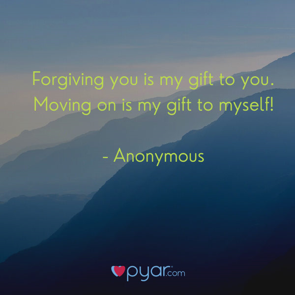 Forgive and move on