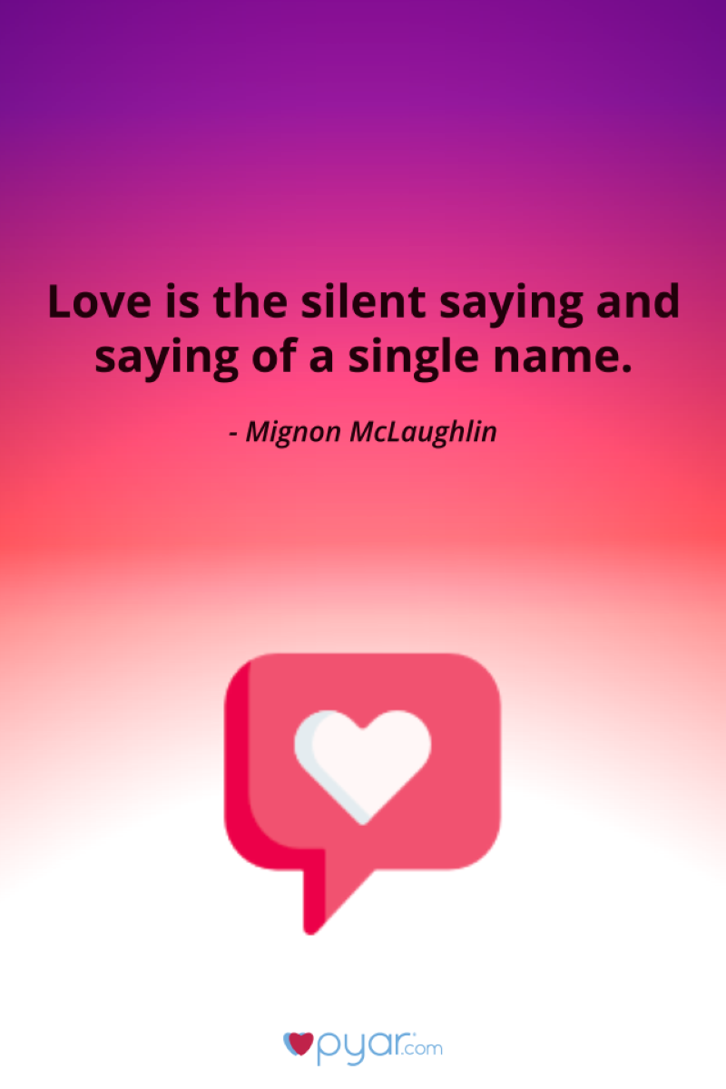 silent love quotes and sayings