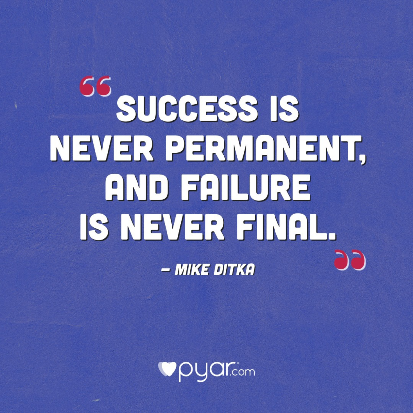 Best Quotes On Success And Failure